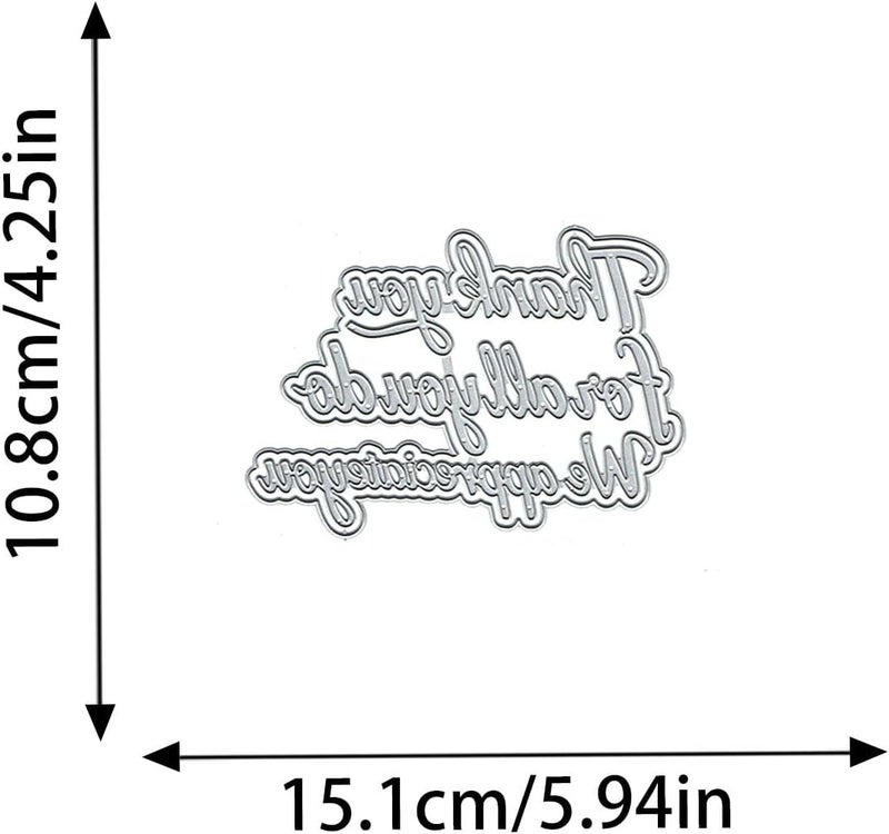 Feemkota Die Cuts for Card Making Banner Stamps Cutting Dies for DIY Paper Scrapbooking Crafts Embossing Decorations - Image 4
